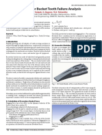 Excavator Bucket Tooth Failure Analysis: Kalpak. S. Dagwar, R.G. Telrandhe