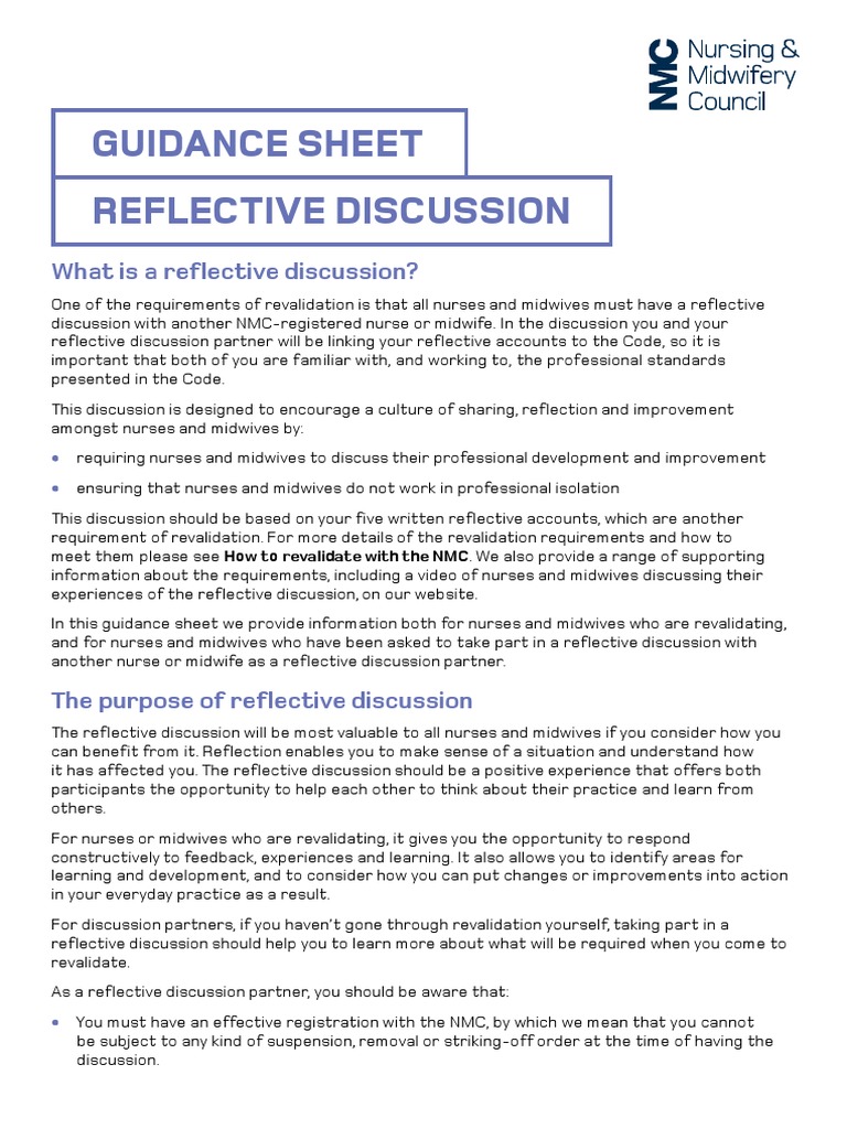 examples of reflective writing in mental health nursing