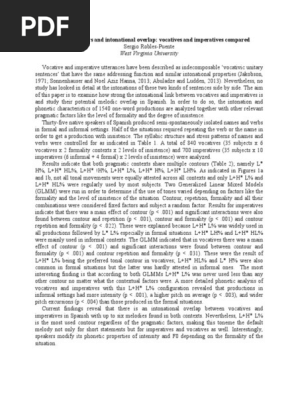Abstracts All Pdf Stress Linguistics Phonetics