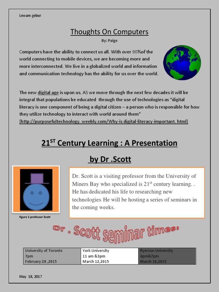 Thoughts On Computers PDF