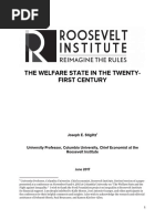 The Welfare State in the Twenty-First Century
