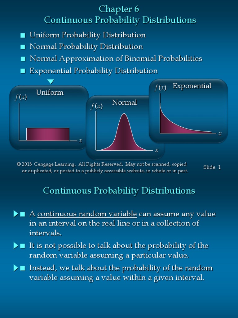 Lecture 04 Slides | Normal Distribution | Variance