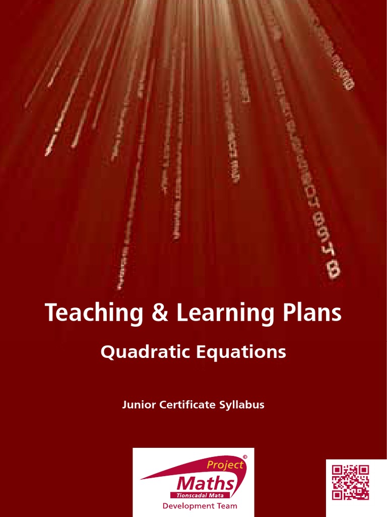 Introduction To Quadratic Equations | PDF | Quadratic Equation | Equations