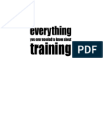 Everything You Need To Know About Training PDF