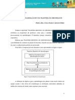 Planejamento da aprendizagem: objetivos, atividades e hipóteses