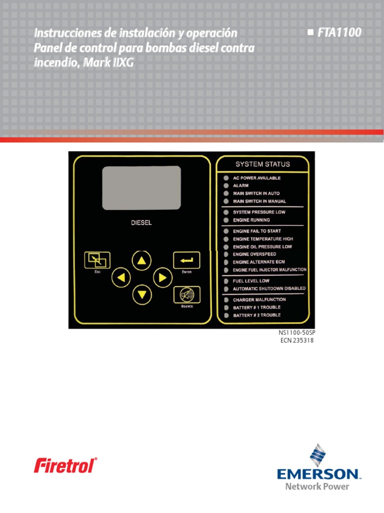 Instrucciones de Instalación y Operación Panel de Control | PDF ...