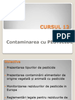 CURSUL 12 Contaminanti Pesticide