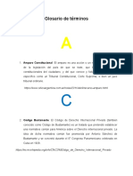 Glosario de Términos UDEFA Teoría General Del Proceso