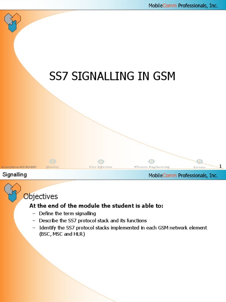 5 SS7 Signalling | PDF | Signaling (Telecommunications) | Computer Network