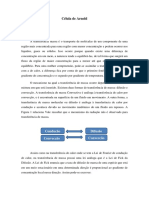 Célula de Arnold para medir coeficiente de difusão