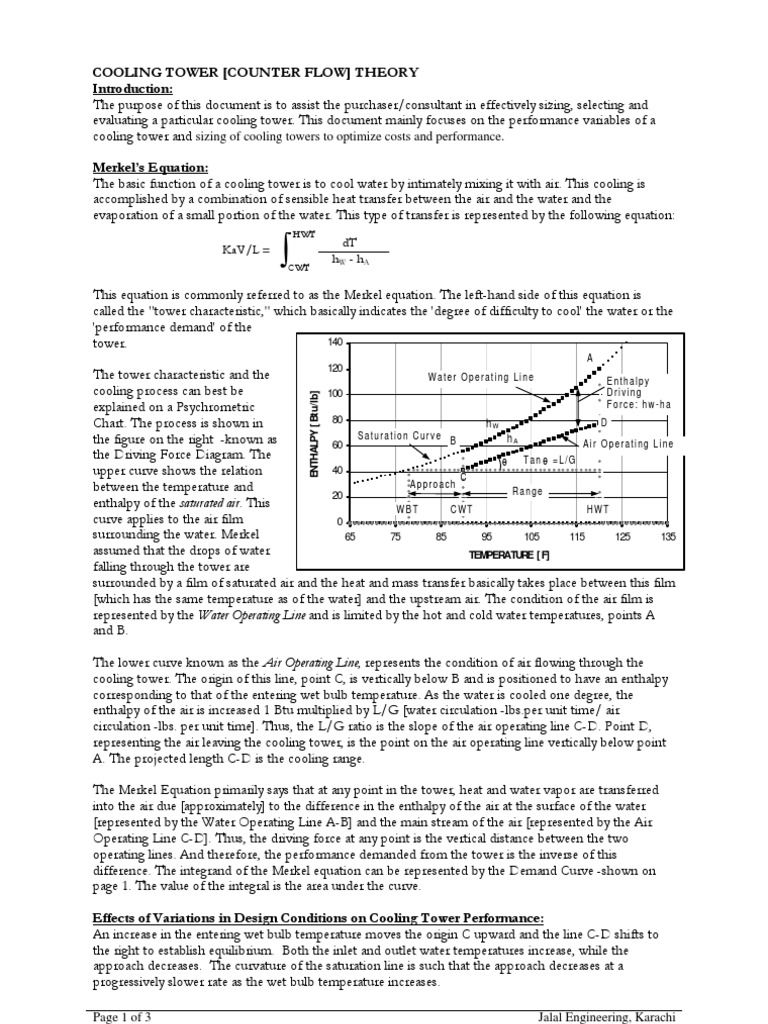 Cooling Tower Performance Evaluation Guide | PDF | Atmosphere Of Earth ...