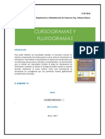 Cursogramas y fluxogramas: herramientas para representar procesos