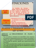 23-1 Plazos y Terminos