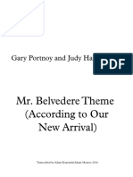 MR Belvedere Theme Sheet Music