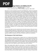 Opening Windows Onto Biblical Worlds - Baker y Arnold - 421 a 451