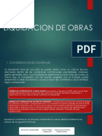 Liquidacion de Obras