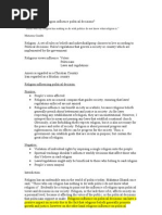 Download How Far Should Religion Influence Political Decisions by ttmttmttm SN35184978 doc pdf