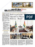 Ministerio de Gobierno Bolivia El Guardián, mayo 2017 