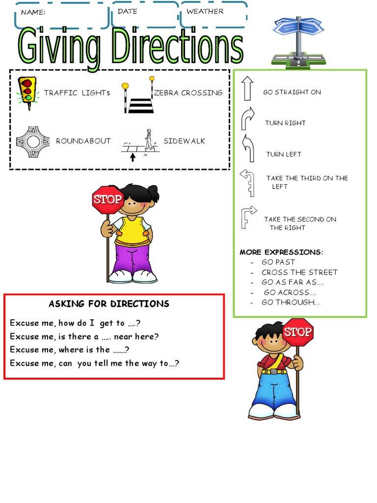 Directions and Navigation Practice Guide | PDF