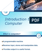 Introduction To Computer