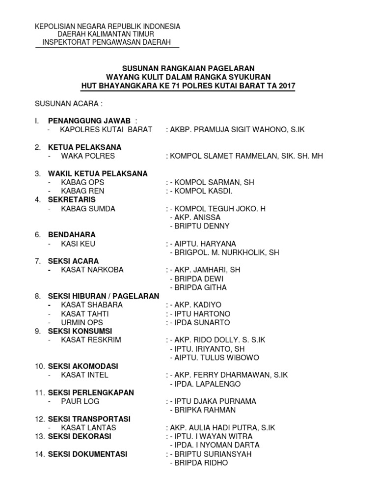 SUSUNAN ACARA HUT BHAYANGKARA KE 71.docx