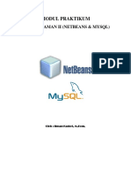 MODUL PRAKTIKUM PEMROGRAMAN III ( NetBeans ).docx