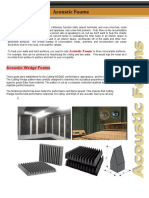 Acoustic Foams PDF