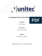 Informe Transformador Fisico