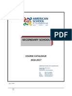 Course Catalogue, 2016-2017 PDF