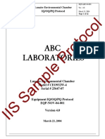 IQ OQ PQ Protocol Sample PDF