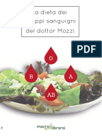 Ebook Dieta Gruppi Sanguigni Mozzi