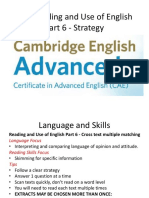 Cae Reading and Use of English Part 6