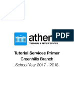 Athens Tutorial & Review Center Greenhills Services Primer