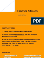 when disaster strikes
