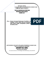 Petunjuk Teknis Pentas Pai SMP Tahun 2017 Terbaru PDF