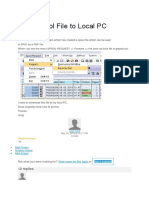 Save Spool File To Local PC: 12 Replies
