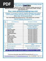 HACCP Certification Documents kit