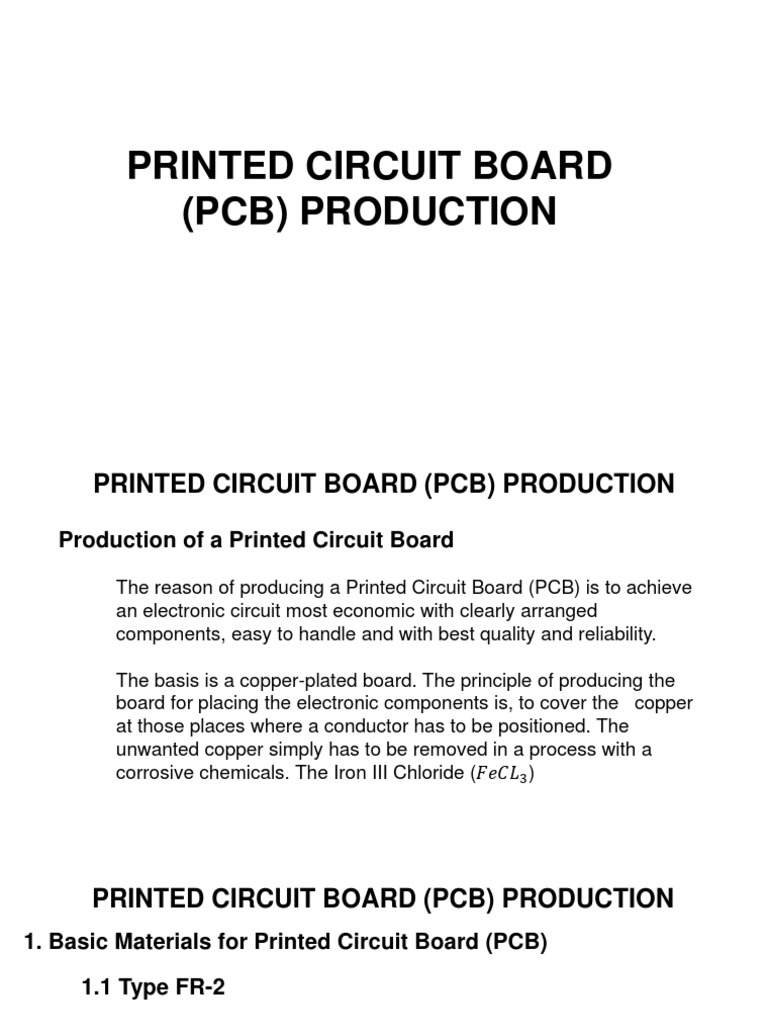 PCB Training Presentation | PDF | Printed Circuit Board | Electronic ...