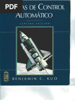 Sistemas de Control Automatico - 7 Ed Benjamin C Kuo