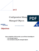 Section 5: Configuration Management Managed Objects
