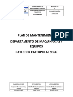 Plan de Mantenimiento. Bajo La Norma de Pdvsa Payloder