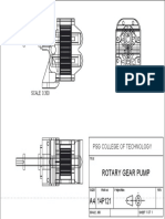 Rotary Gear Pump: PSG College of Technology