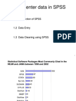 How to Enter Data in SPSS