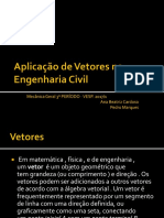 Vetores em engenharia: propriedades e aplicações