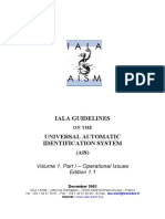 Iala - Guidelines on the Universal Automatic Identification System (Ais) - Volume 1, Part i – Operational Issues Edition 1.1