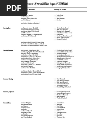 SoB Game Contents v2