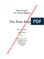 The Polar Express" (Alan Silvestri) Arr. Adrian Wagner - Brass Quintet (Sheet Music) Arrangement