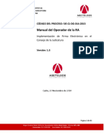 Manual Del Operador - CJE V1.3