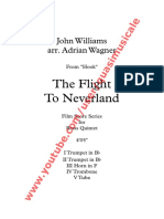 The Flight To Neverland" From Hook (John Williams) Arr. Adrian Wagner - Brass Quintet (Sheet Music) Arrangement