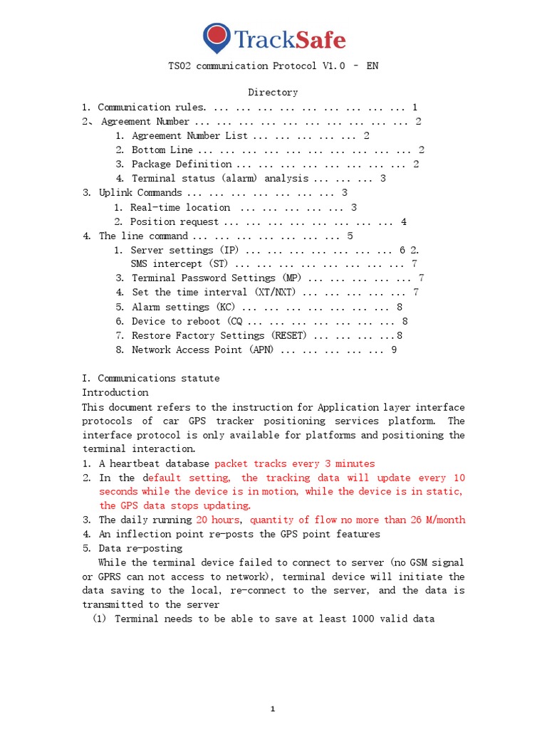 01 Protocol TS02-eng PDF | PDF | General Packet Radio Service | Digital ...